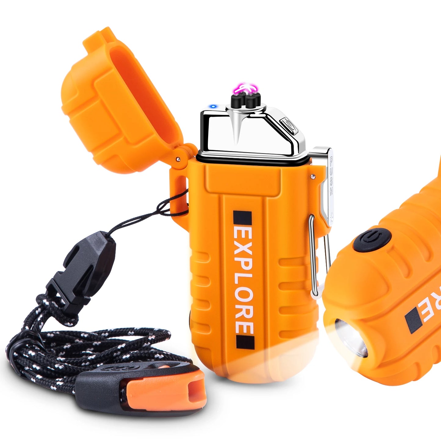 Survive the Spark – Waterproof Electric Lighter in 3 Rugged Styles