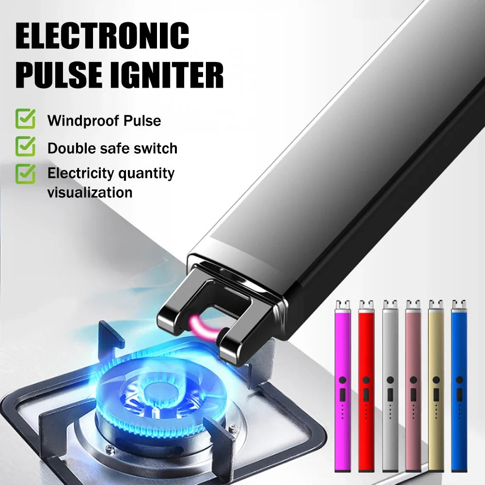 Modern Plasma Arc Lighter – Rechargeable & Windproof for Everyday Use