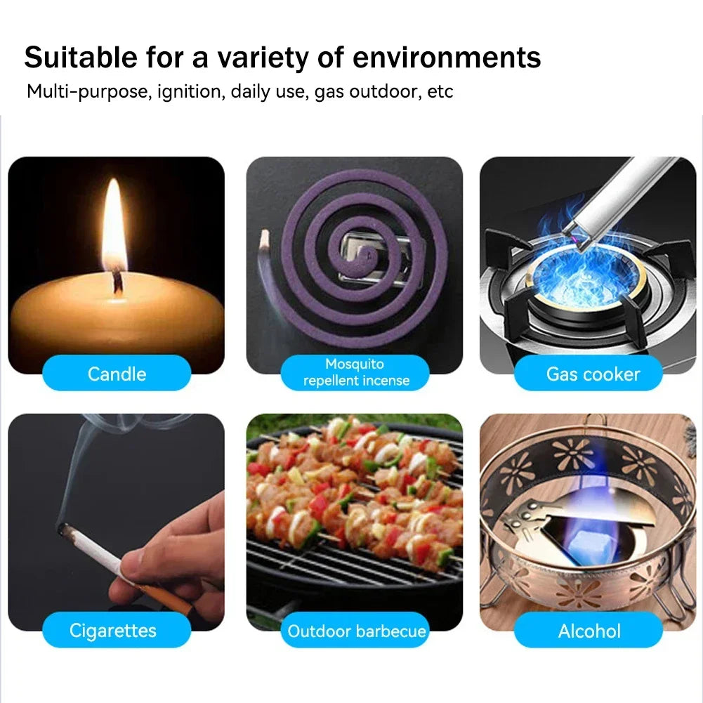 Modern Plasma Arc Lighter – Rechargeable & Windproof for Everyday Use