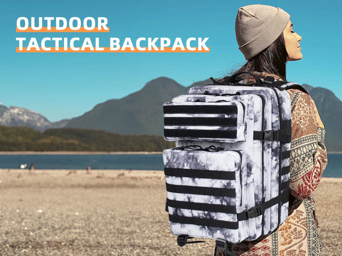 π§ Built to Wander β 45L Tactical Adventure Backpack