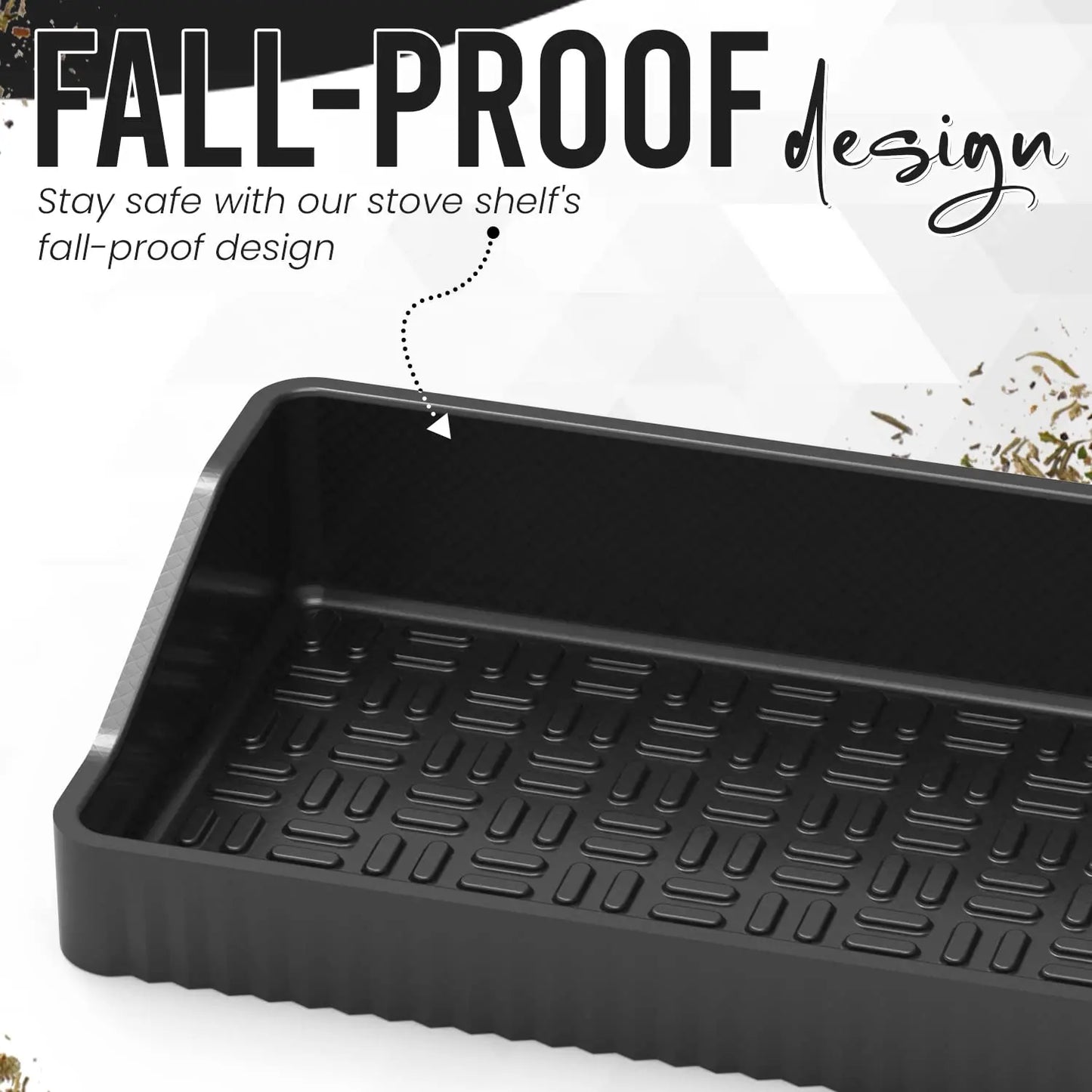 Cling to Calm Magnetic Stovetop Shelf