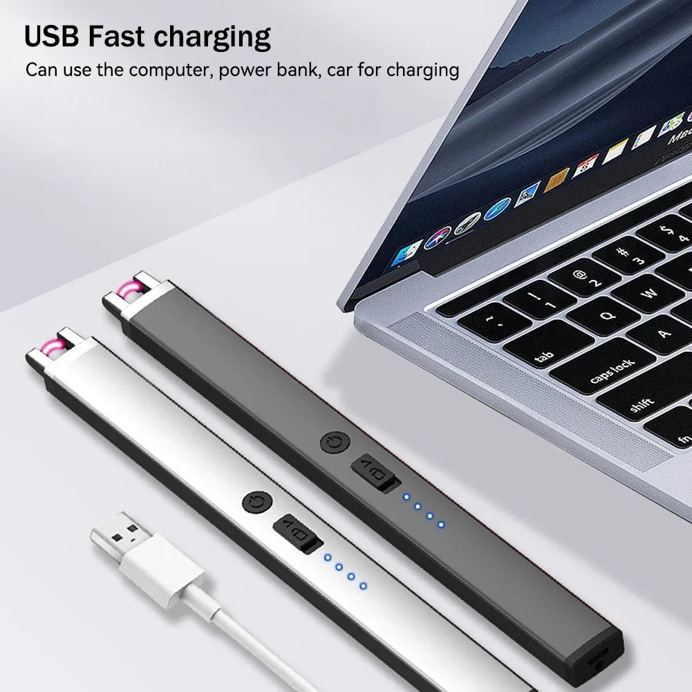 Modern Plasma Arc Lighter – Rechargeable & Windproof for Everyday Use