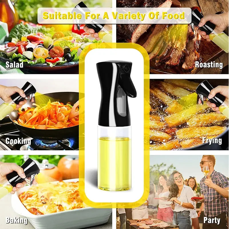Clean Pour Energy – Oil Mister Bottle in 3 Space-Saving Sizes
