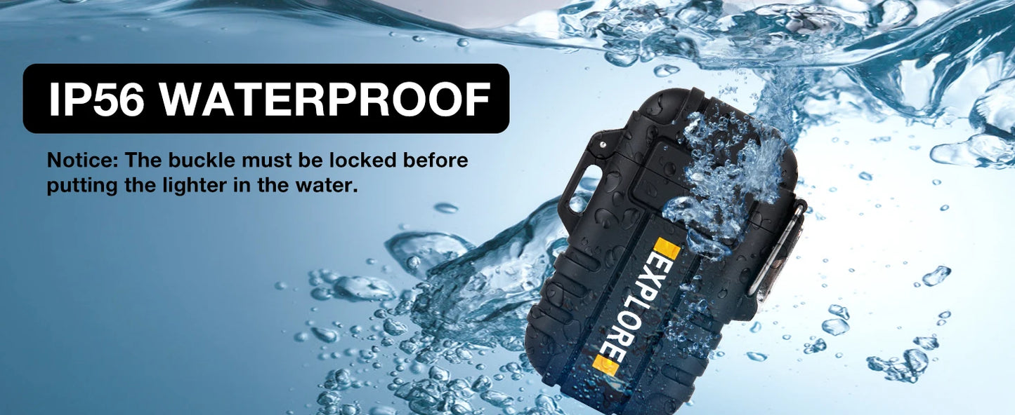 Survive the Spark – Waterproof Electric Lighter in 3 Rugged Styles