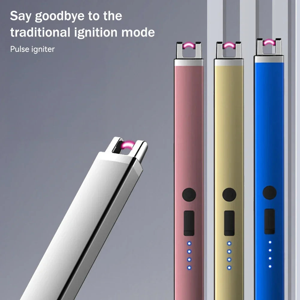 Modern Plasma Arc Lighter – Rechargeable & Windproof for Everyday Use