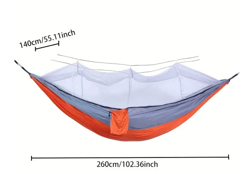 π² Lounge Like You Mean It β 550lb Hammock with Mosquito Net