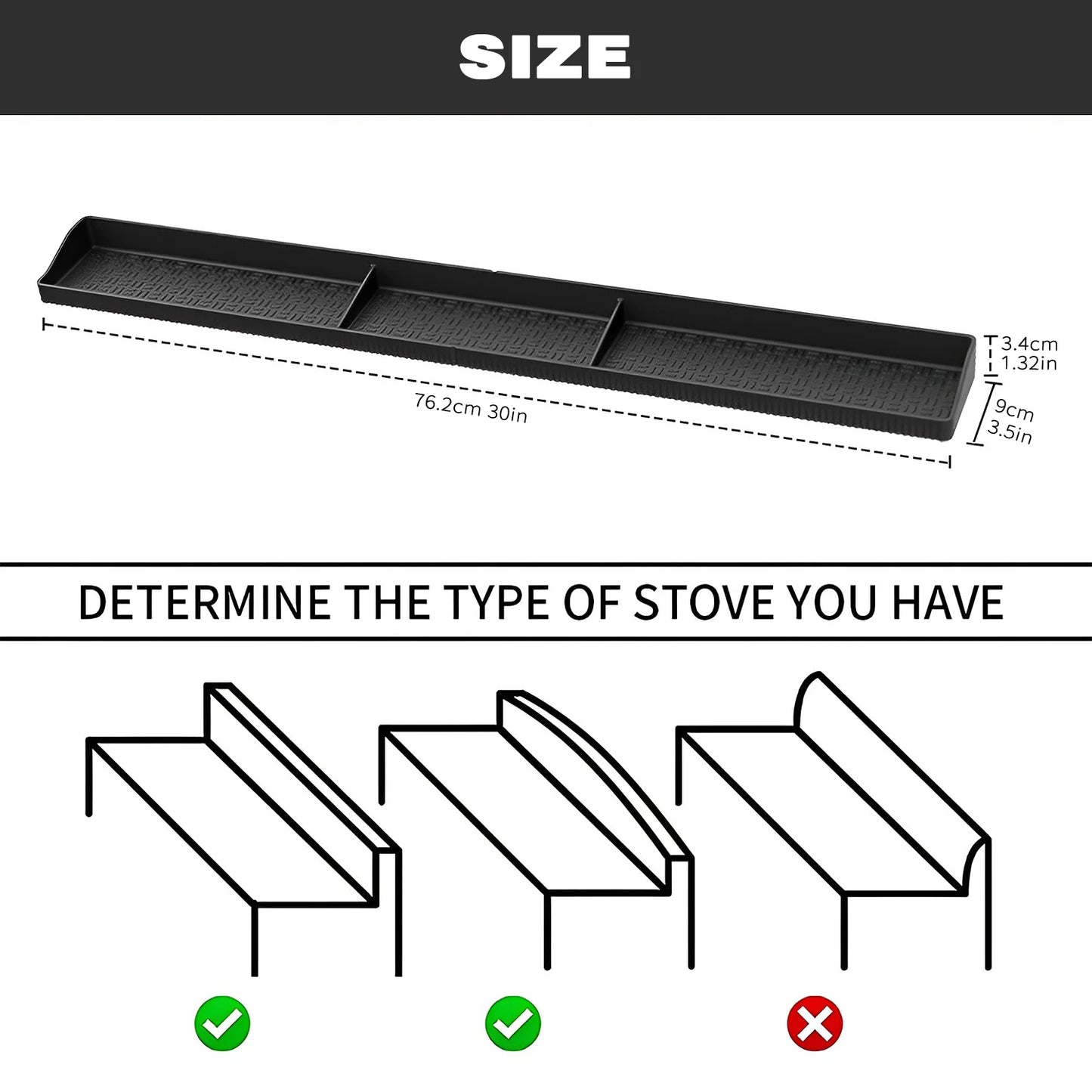 Cling to Calm Magnetic Stovetop Shelf