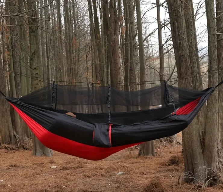 π² Lounge Like You Mean It β 550lb Hammock with Mosquito Net