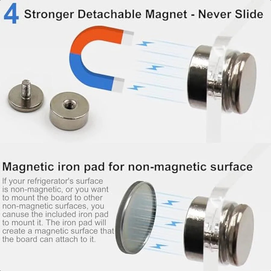 Stick With It 🧲 Clear Magnetic Dry Erase To-Do List
