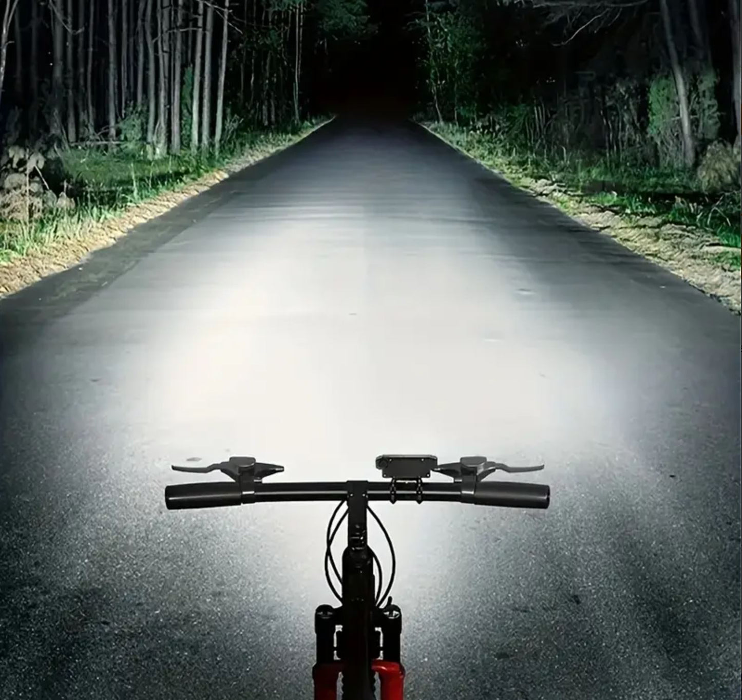 Night Rider Energy – 8LED Rechargeable Bike Light with Bell