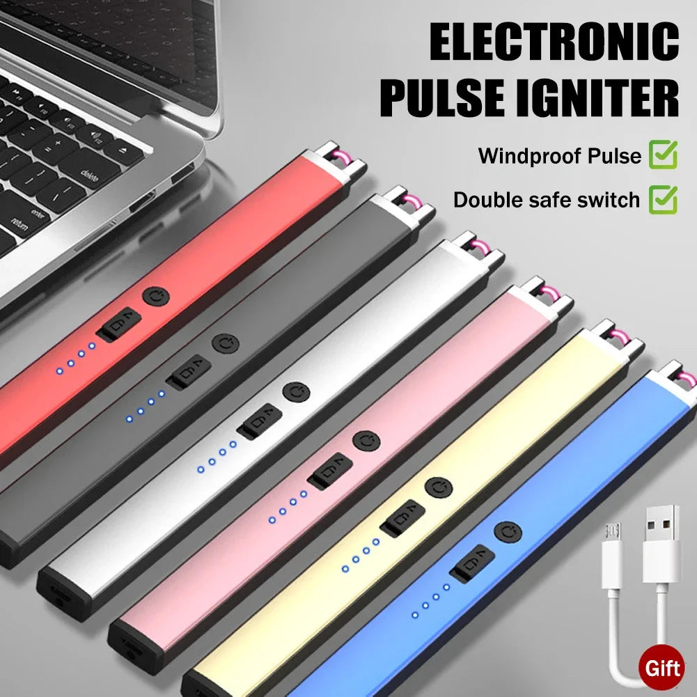 Modern Plasma Arc Lighter – Rechargeable & Windproof for Everyday Use