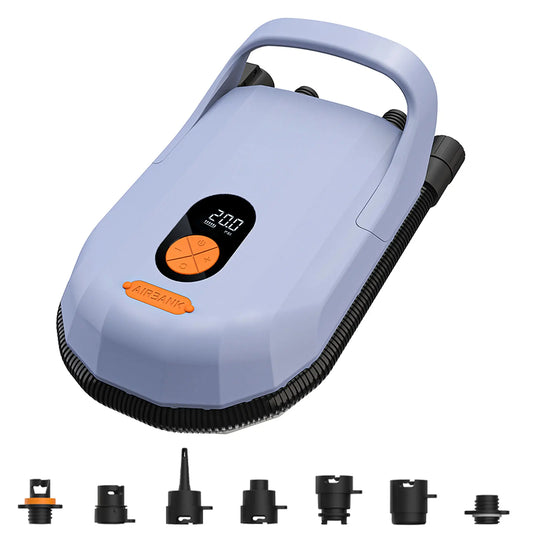AIRBANK D6 Pro – Dual Stage 20 PSI Rechargeable SUP Pump