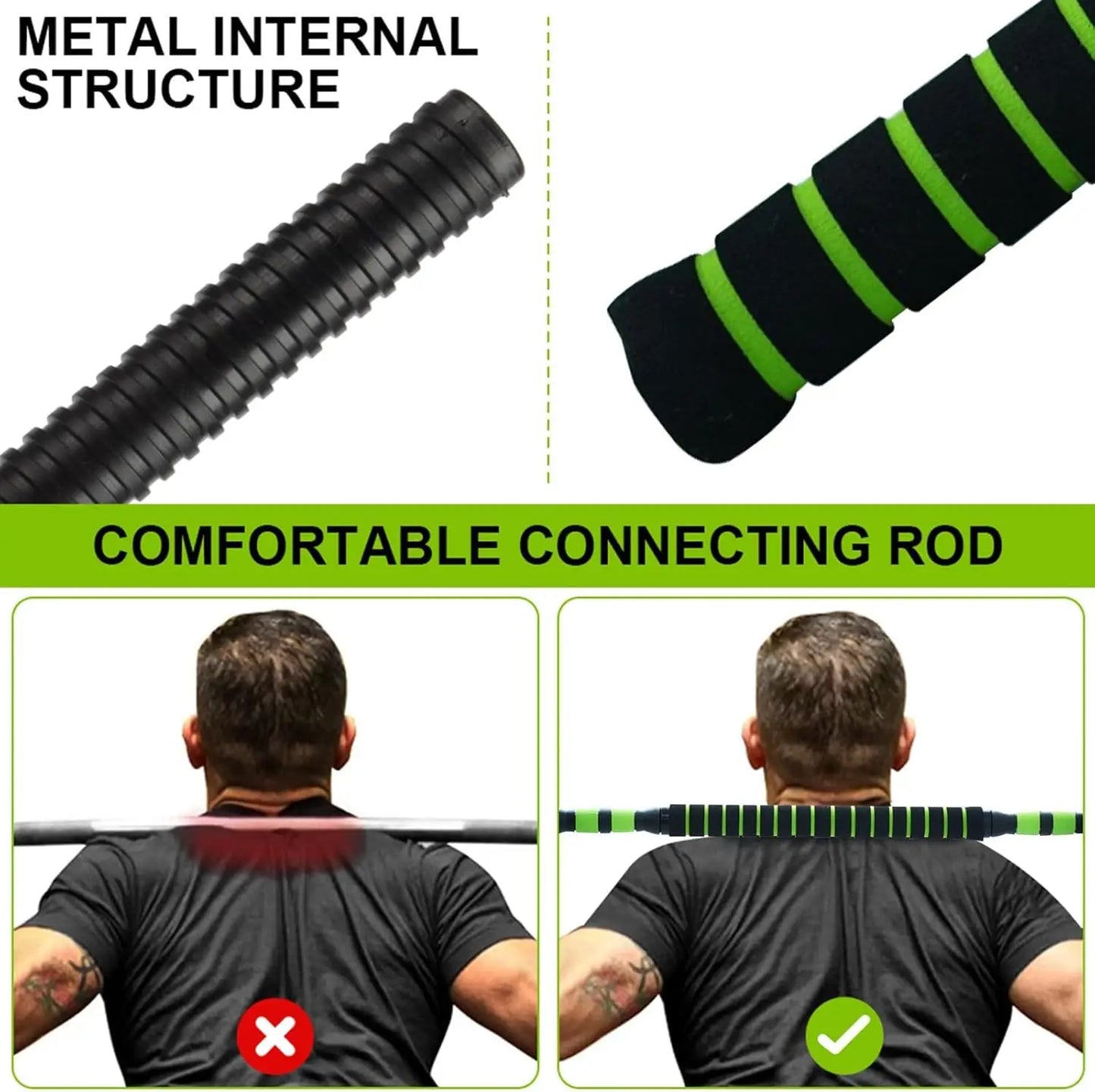 3-in-1 Home Gym Dumbbell & Barbell Set